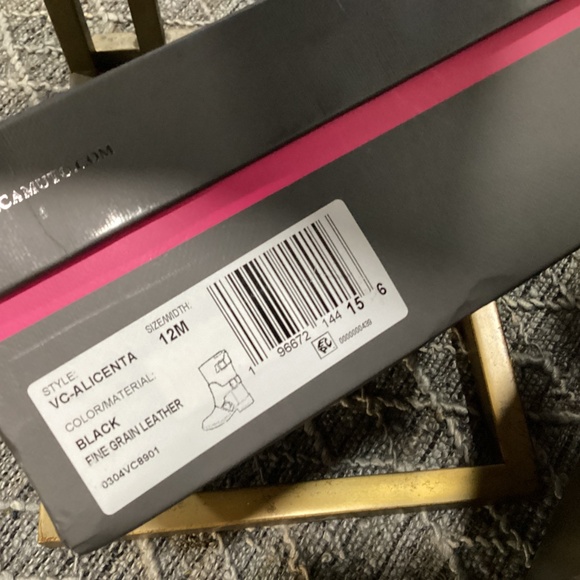 VINCE CAMUTO BOOT | Black | Grain Leather | SZ 12 M - Picture 9 of 9